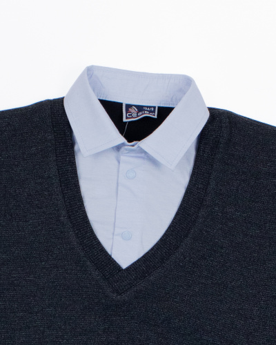 CEGISA 2820 Джемпер имитация двойки фото